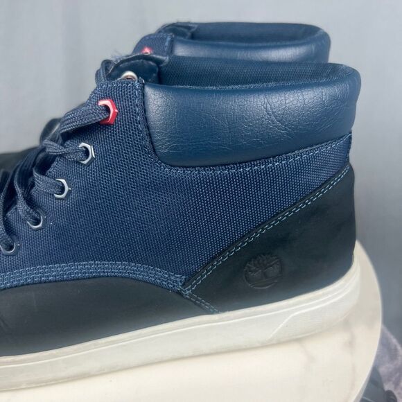Timberland Groveton Chukka Boot SneakersBlue Leather Canvas SZ 12M Casual Kicks main image 9